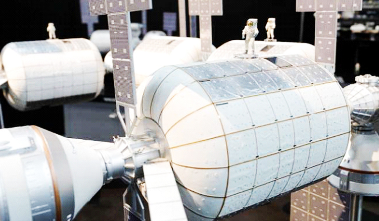 Inflatable space lodges for astronauts