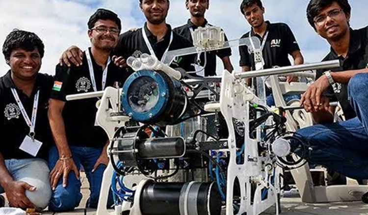 Unique AUV developed by engineering students