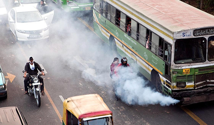 New device for curbing air pollution